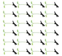 Mipcase Clips à Cheveux de Germes de Haricot en Plastique Verts Pratiques et Adorables Lot de 60 pour Créer des Coiffures Originales, Présent à Partager Entre Amis