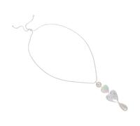 Mipcase Collier Pendentif Cœur Vintage Long Sautoir Élégant pour Femmes Léger et Résistant pour Superposition Automne-hiver