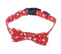 Mipcase Collier pour Animal De Compagnie avec Nœud du Père Noël Adorable Collier pour Chat Et Chien pour Fête d'anniversaire De Chien