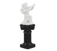 Mipcase Colonne Romaine de Jardin Miniature en Résine, Bougeoir Décoratif | Statue Européenne Raffinée, Usage Maison et Jardin, Support D'exposition Compact, Accessoire Photo Polyvalent