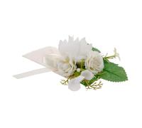 Mipcase Corsage Floral Pour Mariage Épingle à Fleurs Boutonnière Décorative Accessoire Vestimentaire Pour Fête Épingle Pour Costume Et Tenue Spéciale