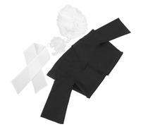 Mipcase Costume et Postiche de Juge pour Tout-Petit, Taille M, Jeu de Rôle Éducatif pour Tribunal et Fêtes Scolaires