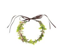 Mipcase Couronne De Fleurs Cosplay Unisexe En Feuilles Vertes Serrage-tête Féerique Léger Pour Costume D’elfe Séance Photo Taille Unique