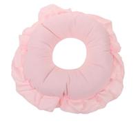 Mipcase Coussin de Massage Facial Rond Rose pour Table de Massage Coussin de Relaxation Ergonomique pour Visage Support Confortable et Hygiénique Adapté aux Soins Esthétiques en