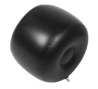 Mipcase Coussin Gonflable de Siège Extérieur Rond 40X30 CM Gris en Velours Épais Pliable Léger pour Voyages Festivals et Randonnées