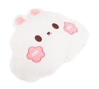 Mipcase Coussin Lombaire Peluche Lapin Mignon, Coussin Moelleux Toutes Saisons, Accessoire Décoratif Auto pour Siège Voiture, Confortable pour Voyage et Détente