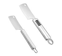 Mipcase Couteau en acier inoxydable 2pcs Mini multifonction résistant à la rouille, facile à entretenir, pour fromage, pour restauration et commerces alimentaires
