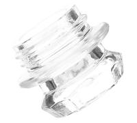 Mipcase Couvercle en Verre pour Percolateur Café 1 Pièce Bouton en Verre Isolé, Accessoire Compatible Machine à Expresso, Pièce de Rechange Solide pour Extraction Optimisée, Entretien