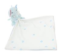 Mipcase Couverture Apaisante Pour Bébé En Peluche Bleue Éléphant, Couverture De Sécurité Compacte, Jouet Câlin Doux Pour -né, Pour Stimulation Tactile Et Présent Naissance