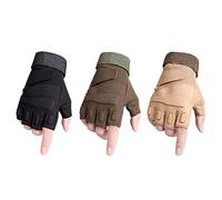 Mipcase De Cyclisme Demi-Doigts Mitaines De Vélo De Sport The Mitten De Mode Noir