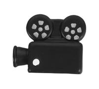 Mipcase De Film Rétro Résine Figurine Vintage Décorative pour Bureau Et Mini Maison Accessoire Cinéma