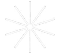 Mipcase de Pinces à Partitions Clips Pratiques Lot de 5 Paires en Acrylique Transparent pour Extraits de Pages Musicales pour Pianistes et Musiciens, Mains Cuisine ou Concert