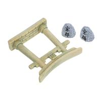 Mipcase Décoration Aquarium Miniature Torii Japonaise 2 Pcs en Résine, Accessoires de Micro-Paysage Zen, Porte Torii pour Aquarium et Décoration Maison, Ornements Poissons et Paysage