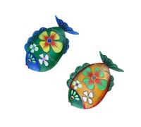 Mipcase Décoration Murale En Forme De Poisson 2 Pièces Décorations Murales En Fer De Forme Simple Parfaites Pour La Décoration Intérieure Et Le Jardin