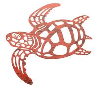 Mipcase Décoration Murale Tortue Fer Ajouré Ornement Artisanal Pour Jardin Et Intérieur Suspension Murale Et Colorée Adaptée Salon Et Chambre