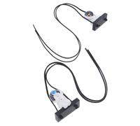 Mipcase Décorations Suspendues pour Voiture en Résine Blanc Gris, Accessoires Astronaute pour Rétroviseur Intérieur, Lot de 2 Pièces, Ornements Automobiles pour Amateurs d'Astronomie