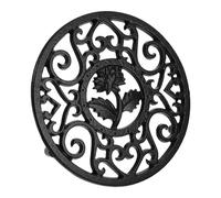 Mipcase Dessous De Plat en Fonte pour Plats Chauds, Support De Verre De Cuisine, Support De Verre De Table, Support De en Métal, Coussin De Tasse De Ménage, Coussin De Tasse À Thé