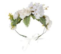Mipcase Diadème Floral pour Femmes Accessoire de Mariée Élégant pour Cheveux avec Fleurs Artificielles pour Cérémonies et Fêtes