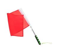 Mipcase Drapeau Guide Portable Télescopique 1,2 Mètre En Tissu Résistant Rouge Éclatant Pour Garçon Et Filles Sorties Scolaires Et Activités Plein Air