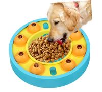 Mipcase éducatif de Fuite de Nourriture Dog Toys Jouets de Puzzle de Chien Chargeur Lent Point de Puzzle Chiot Traiter la Distribution de Jouets pour Chiens chèvre Plastique