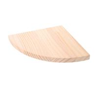 Mipcase Étagère d'angle en Bois Forme Éventail, Support Mural Triangulaire pour Optimisation D'espace, Affichage Polyvalent, Cuisine et Salon