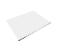 Mipcase Étagère de Réfrigérateur en Verre Trempé Blanc, Vitre de Remplacement Résistante aux Chocs Installation Simple, pour Rangement Cuisine