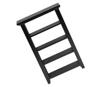 Mipcase Étagère Fleurie Miniature en Bois Foncé à Plusieurs Niveaux Meuble Étroits pour Maison de Poupée Décoration Salon et Bureau Jeux Educatifs Garçon Fille