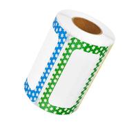 Mipcase Étiquettes Nominatives Colorées Autocollantes Rectangulaires Rouleau Personnalisable pour École et Maison Autocollants Nominatifs à Écrire Soi-Même Adhésion Forte et Facile à