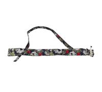 Mipcase Étui à flûte avec bandoulière en coton noir - Sac de rangement moderne pour flûte traversière en bambou idéal pour voyages et musiciens débutants