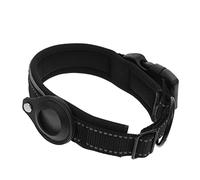 Mipcase Étui De Collier De Chien Réglable pour Conception Réfléchissante Pet Intelligent - Support De Collier Perdu Noir pour Chiens De Petite À Moyenne Taille