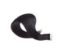 Mipcase Extensions de Cheveux Humains Naturels Noirs, Bande Adhésive Invisible, 70 Cm, Coupables, Ajoutent une Longueur Instantanée, pour Femmes