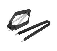 Mipcase Extracteur de Puces Ic Plcc Lot de 2 Pièces en Acier Inoxydable avec Prise Ergonomique, Force de Serrage Forte pour Circuits Imprimés Dip et Cartes Mères