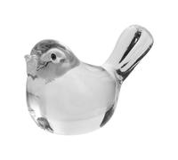 Mipcase Figurine en Cristal Oiseau Multifonctionnelle Élégante, Presse-Papier Décoratif et Présentoir pour Stylos, Décoration pour Table Basse et Salon