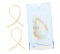 Mipcase Fils Tenseurs de Collagène Visage 20 Sachets 12 Fils par Sachet Lifting Raffermissant Anti-rides Femmes et Hommes Front Cou Coffret Doré Soin Peau Anti-âge