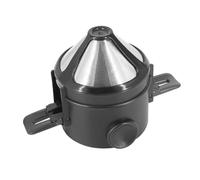 Mipcase Filtre à Café Réutilisable Acier Inoxydable Filtre Ultra Fin sans Passoire Manuelle pour Infusion à Main Goutteur Noir pour Préparation Café