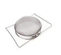 Mipcase Filtre à Miel Double Tamis Acier Inoxydable Rouille et Résistant Corrosion Tamis Apiculture Filtration Fine et Grossière pour Seaux Variés