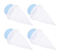 Mipcase Filtre Flottant Réutilisable 4 Pièces pour Attrape-Poils Animaux Filet Collecteur Peluches Compatible Toutes Machines à Laver Entretien Facile pour Linge Domestique