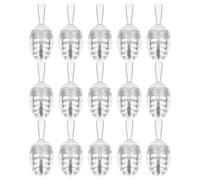 Mipcase Flacon de gloss à lèvres, Flacon de à lèvres vide en plastique, 15 pièces, portable, réutilisable, pour mini gloss à lèvres et teinte à lèvres nid d'abeille