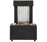 Mipcase Fontaine de Table Intérieur Cascade Mini Fontaine d'eau Décorative Chinoise pour Bureau et Maison à Eau Zen en Résine Cascade Apaisante pour Décoration Intérieure