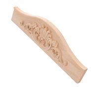 Mipcase Fronton De Porte Sculpté Bois Applique Décorative Européenne pour Armoires Et Penderies Incrustation Relief pour Meubles