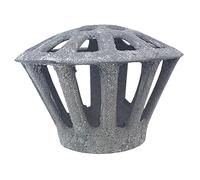 Mipcase Garde-gouttière Fonte Ronde Crépine Gouttière Anti-débordement Écran Filtrant Robuste pour Drainage Extérieur Protection les Débris Installation Facile et Couleur Aléatoire