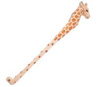 Mipcase Gratte-Dos Long en Bois Sculpté Outil Anti-Démangeaisons Léger et Portable Masseur Corporel Manuel pour Dos Mains et Jambes Décor Animalier Soulagement Couleur Aléatoire