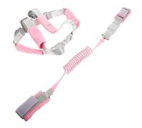 Mipcase Harnais de Sécurité Perte avec Laisse pour Garçon Fille Harnais de Marche pour Tout Confort Ajustable Design Pratique Couleur Rose