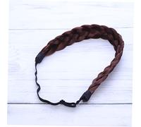 Mipcase High Temperature Wire Braided Wig Classic Braids Fashion Hairpiece For Women Adjustable Headband For Wedding And Special Occasions