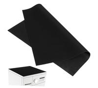 Mipcase housse anti-poussière machine à laver Accessoires de machine à laver couvercle du sèche-linge couvercle de protection de rondelle dessus de sèche-linge Boue de diatomée Noir
