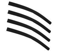 Mipcase Housse De Protection En Mousse Pour Poignée De Poussette Bébé, Ensemble 4 Pièces, Noire, Manchon Confortable Antidérapant, Protection Pour Guidon Poussette, Usage Parental Quotidien