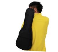 Mipcase Housse pour Ukulélé 23 Pouces Noire en Mousse Épaisse Imperméable Bandoulière Double, Paquet De Transport Résistant pour Instruments à Cordes, Usage Voyage Et Scène Extérieure