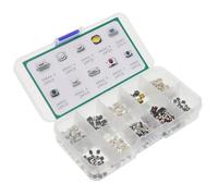 Mipcase Interrupteur de voiture mini interrupteur à bouton-poussoir rond 250pcs en plastique, interrupteur de voiture activé par le toucher pour voiture, commande de vitres électriques,