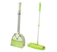 Mipcase Jeu Balai Pelle et Serpillière pour Garçon Fille Éducatif de Ménage pour Tout-petits Kit de Nettoyage Maison pour Filles et Garçons Apprentissage Propreté et Responsabilité