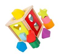 Mipcase Jeu de Construction Éducatif pour Garçon Fille Coffret Géométrique Intellectuel Montessori Déveil pour Garçons et Filles Développement Motricité et Coordination Main Œ